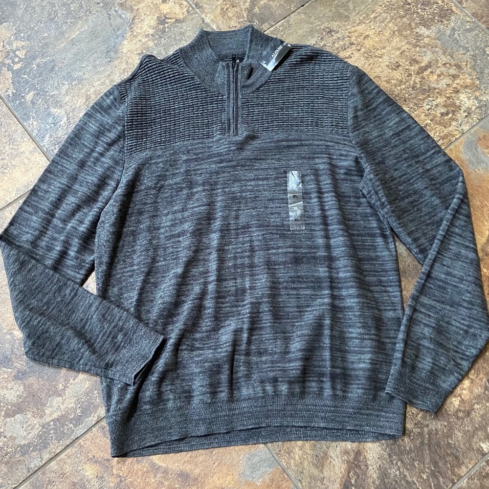 Alfani Heather and onyx sweater, NWT, XL